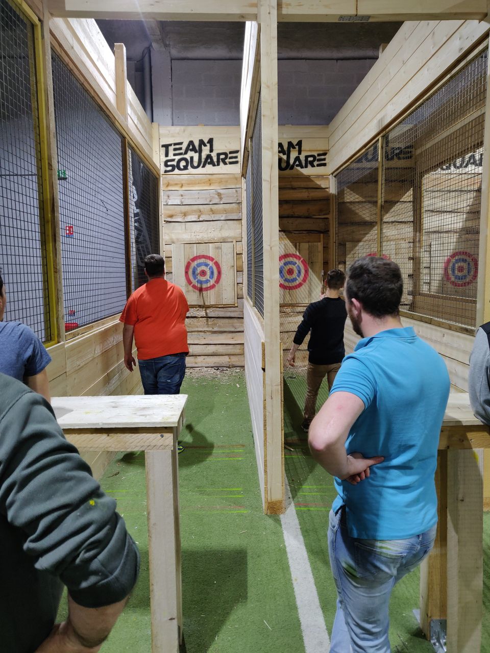 Lancer de hache à Douai chez Team Square